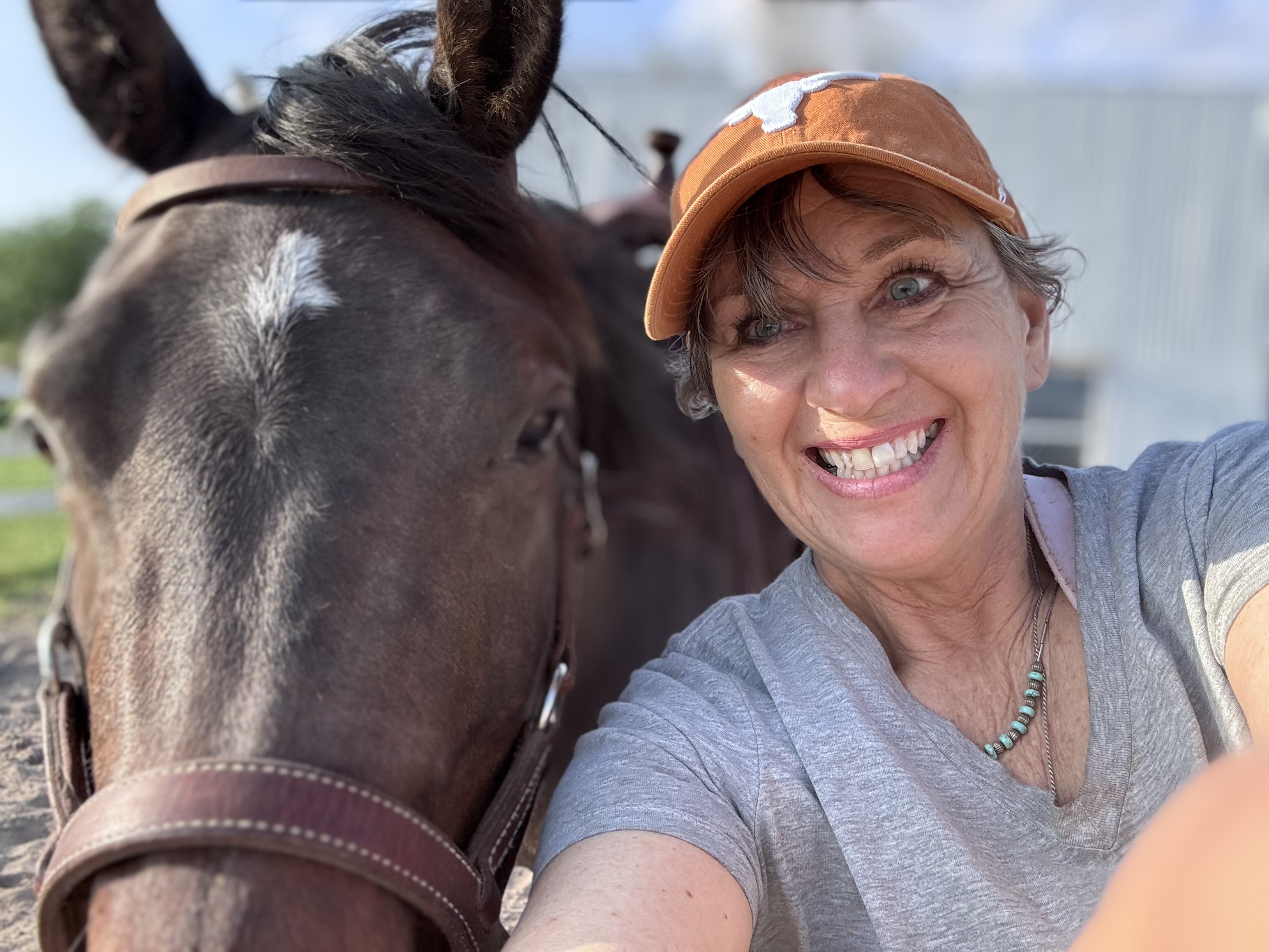Jenny with her horse Lu